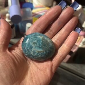 Blue Polished Stone Quartz large Stone